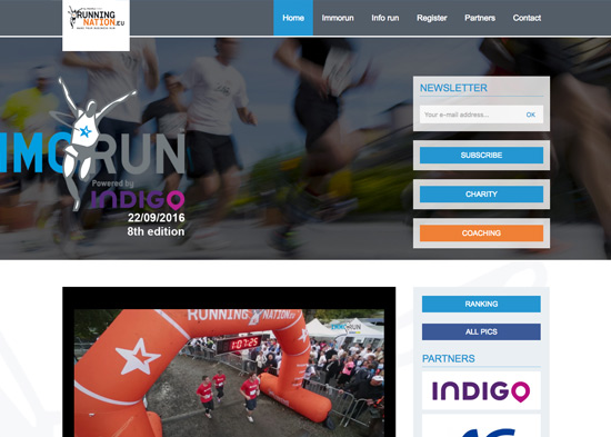 Création du site web Immorun