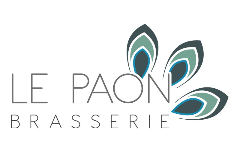 Création logo de la brasserie Le Paon